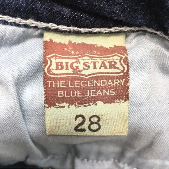 Big Star Remy Stretch Jean Shorts Size 28 - Picture 9 of 14